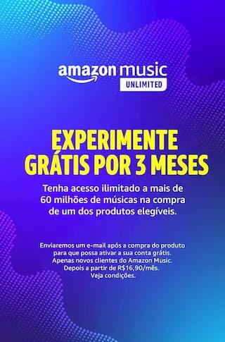 Não perca esta promoção no Amazon Music Unlimited Promo